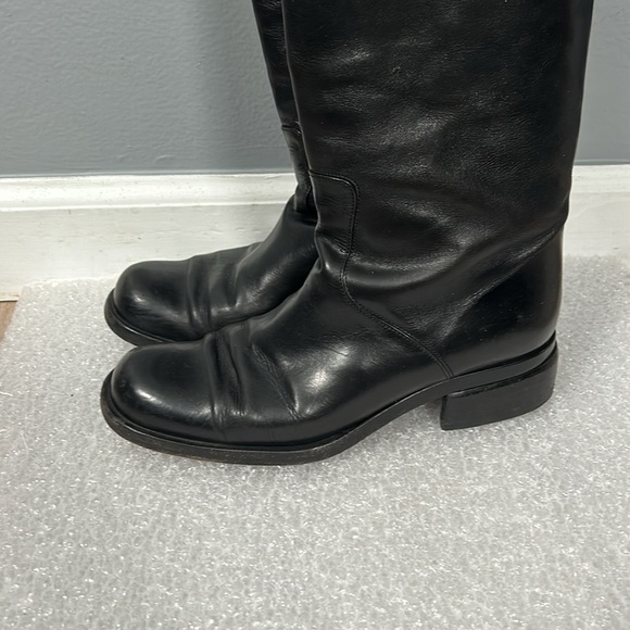 Joan & David Stunning Leather Tall Riding Style Boots Handmade in Italy size 6 M - Picture 3 of 17